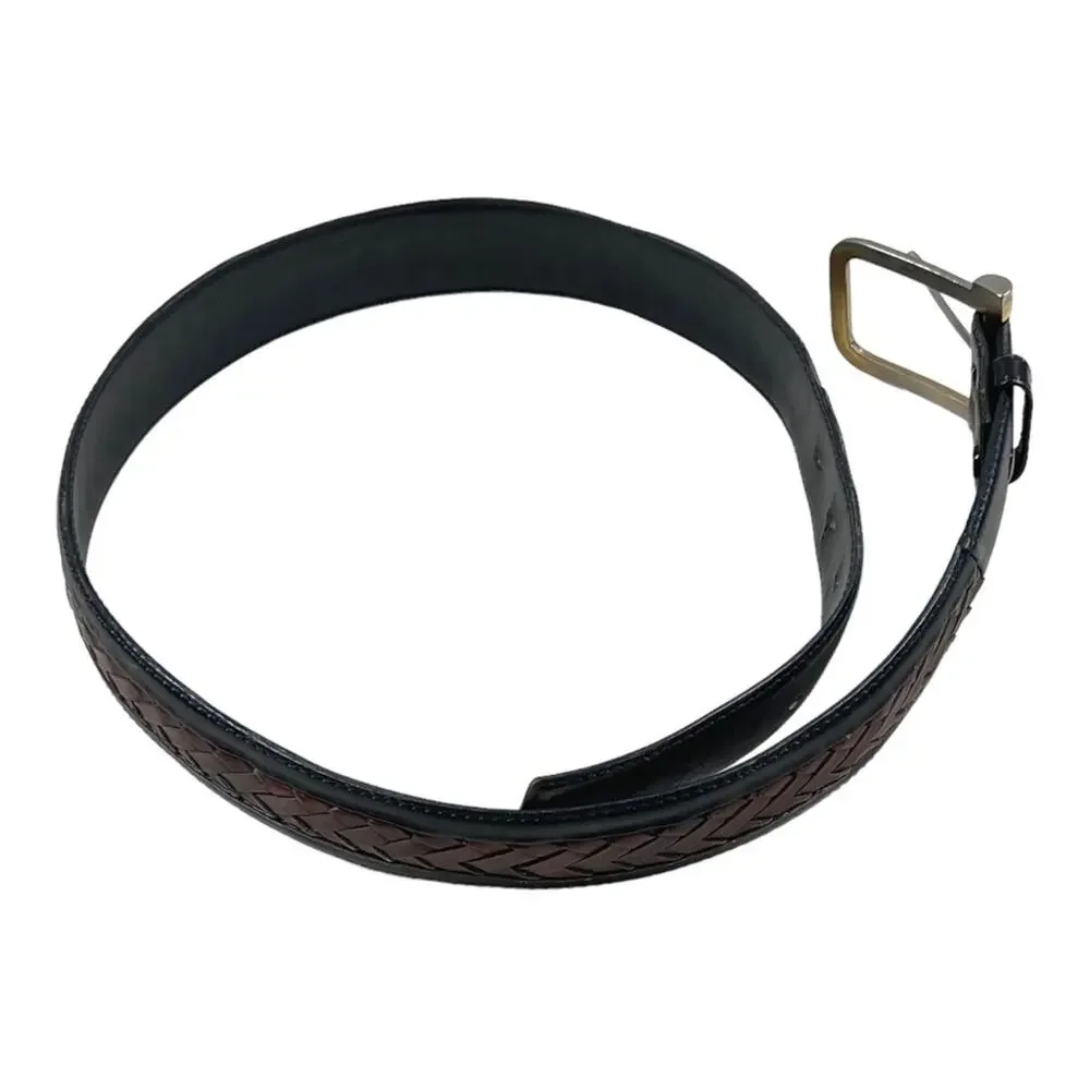 Braided Cowhide Leather Belt